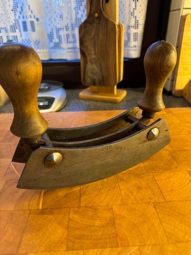 Antikes wiegemesser kräuter - antikes,