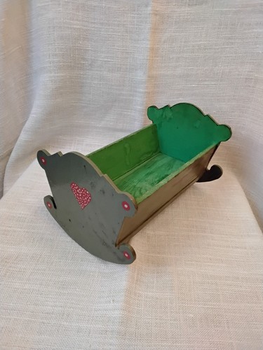 Puppenwiege puppenbett aus - puppenwiege,