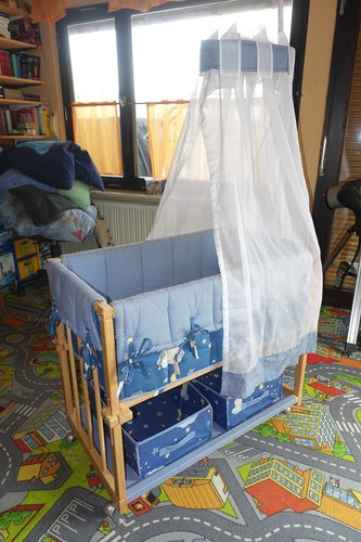 Babybett wiege roba kpl - babybett,