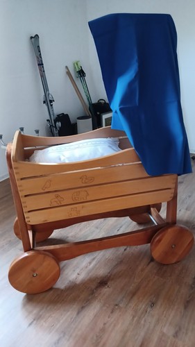 Holz baby stubenwagen - holz, baby-stubenwagen/wiege